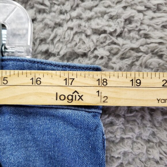 Old Navy Jeans Womens 16 Blue High-Rise Wow Straight Stretch Denim - Picture 4 of 9